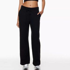 COPY - TNA Cozy Fleece Boyfriend Wide 30" Sweatpant - Black - Size Large